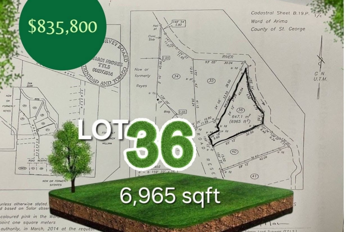 Prime Land for Sale – Off Arima Old Road