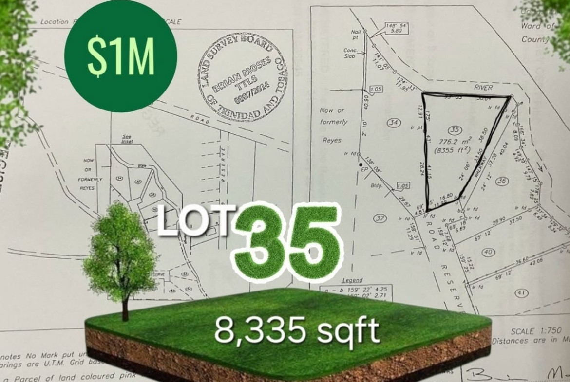 Prime Land for Sale – Off Arima Old Road